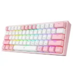 خرید کیبورد مکانیکال گیمینگ ردراگون K617 FIZZ White-Pink